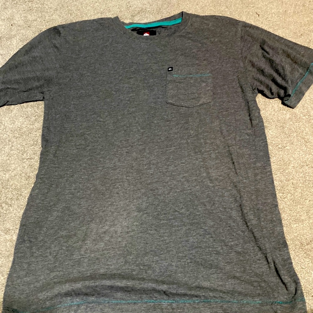 Kids XL, dark grey, quicksilver short sleeve t shirt